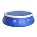 Pool Central 6.3 Blue Round Floating Solar Swimming Pool Cover