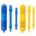 Muross 2 Pack Long Shaped Cartridge Filter Sticks Spa in-Filter Mineral Sticks Parts Cartridge Sticks For Hot Tub Spa Swimming Pool Fish Pond (Blue & Yellow)