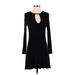 American Eagle Outfitters Casual Dress - Sweater Dress: Black Dresses - Women's Size X-Small