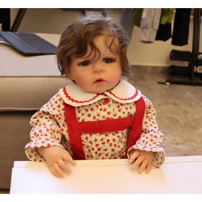 Poupée Reborn de 25 pouces pour enfant jouet de Collection artistique avec peau visible en 3D