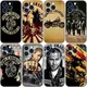 Coque de téléphone Sons of Anarchy Black Cover TV américaine Apple iPhone 14 13 12 Mini 11