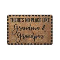 Grand-père & grand-mère paillasson en caoutchouc tapis d'entrée de sol décor de porche cadeau