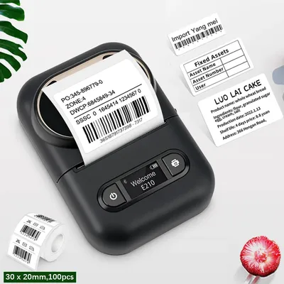 Mini imprimante d'étiquettes thermiques portable pour ordinateur portable étiqueteuse autocollant