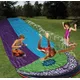 Double toboggan gonflable de 4.8m pour l'extérieur centre de jeu pour enfants piscine