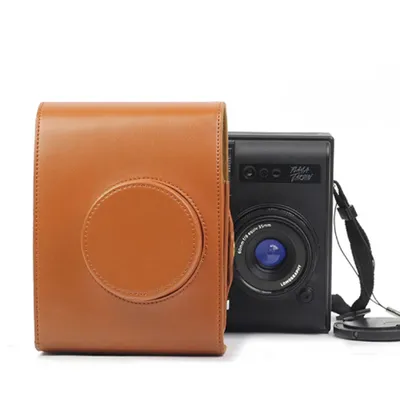 CAIUL LOMO-Sac en cuir PU pour appareil photo instantané Fujifilm avec sangles