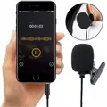 Mini Microphone Filaire de 3.5mm avec Clips de Collier pour Parler Chant Diffusion en Direct