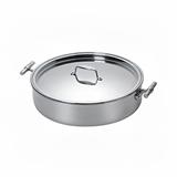 Eastern Tabletop 5924B 4 qt Round Induction Chafing Dish w/ Lift Off Lid, Stainless Steel