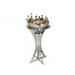 Eastern Tabletop 7905 33" Wine Bucket Stand - Stainless Steel