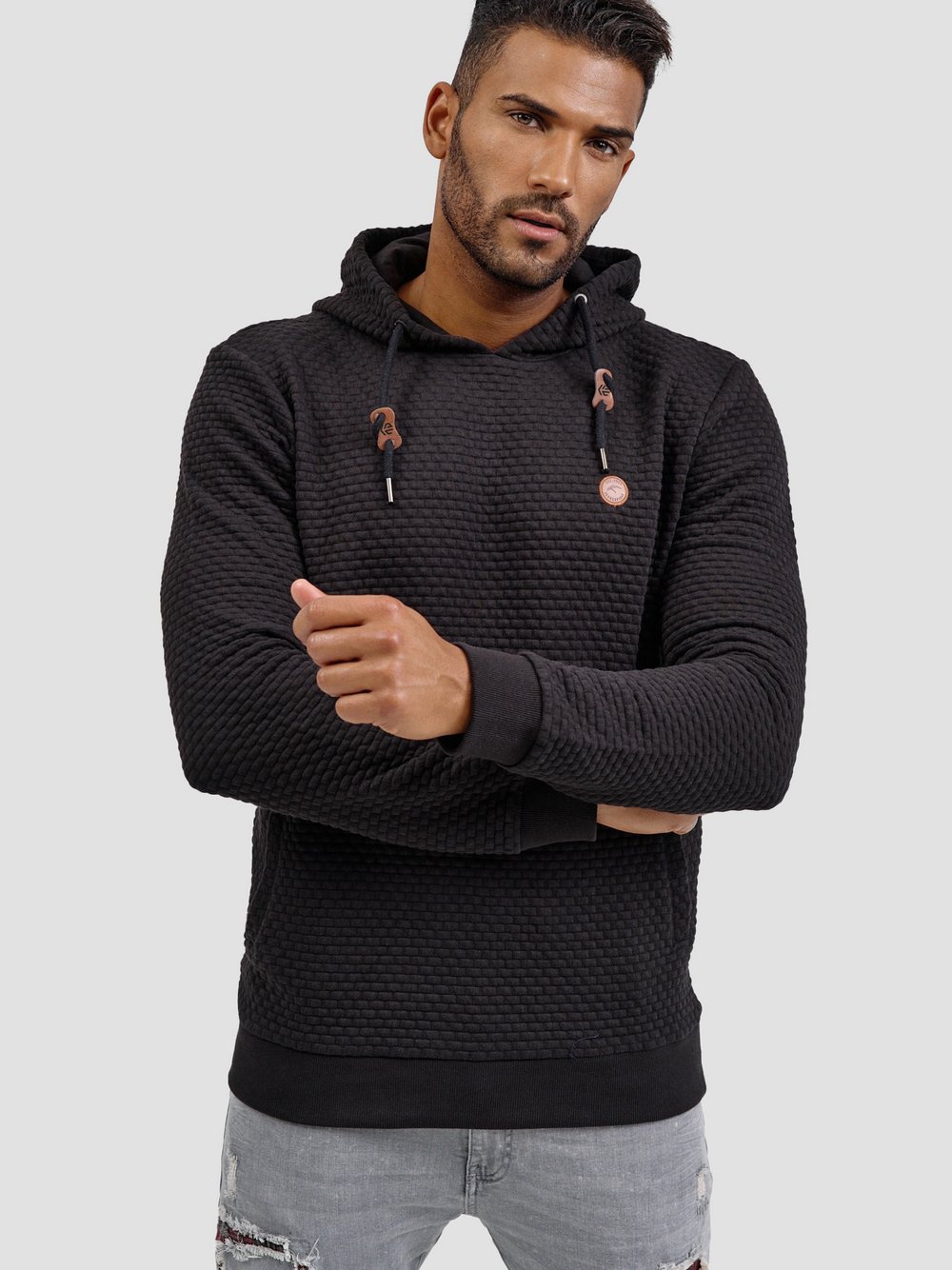Indicode Kapuzenpullover Herren schwarz, XL Image