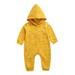 LBECLEY 18 Month Boy Clothes Summer Toddler Kids Baby Boys Girls Cute Cartoon Print Long Sleeve Hooded Romper Jumpsuit Outfits Clothes Boy Dog Jumpsuit Yellow 12M