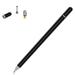 Stylus for iPad (1 Pcs) WUSI Magnetic Disc Universal Stylus Pens Touch Screens for Apple/iPhone/Ipad pro/Mini/Air/Android/Microsoft/Surface All Capacitive Touch Screens - Black