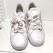Adidas Shoes | Girls Size 6 Adidas White And Pink Pair Of Shoes | Color: Pink/White | Size: 6