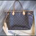 Louis Vuitton Bags | Authentic Louis Vuitton Neverfull Mm Tote | Color: Red | Size: Mm Neverfull