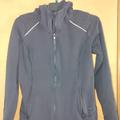 Athleta Jackets & Coats | Athleta Woman's Long Sleeves Hooded Jacket Black Size M Pre-Owned | Color: Black | Size: M