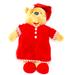 Disney Toys | Disney Winnie The Pooh Bear Plush Christmas Red Cap Nightgown Night Shirt 14" | Color: Red/Yellow | Size: 14"