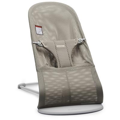 BabyBjörn Bouncer Bliss, Light Gray Frame Mesh Be...