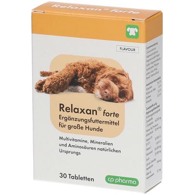 CP Relaxan forte Ergänz.Futterm.Tab.f.große Hunde 30 St Tabletten Image