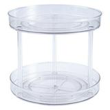 Rotating Organizer Transparent Double Layer 360Â° Rotatable Kitchen Seasonings Rack Makeup Holder Lazy Susan Turntable