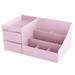 Kripyery Makeup Storage Box Cosmetic Table Organizer Countertop Holder with Drawers Jewelry Storage with 9 Compartments