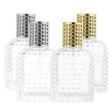 4pcs Glass Mist Spray Bottles Refillable Perfume Bottle Luxury Perfume Atomizer