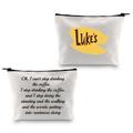 Gilmore Girl Makeup Bag Lukes Diner Rory Lorelai TV Quote Cosmetic Bag Gilmore Girl Inspired Friendship Gift Toiletry Organizer Pouch Gilmore Fans Gift