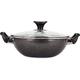 AM Home and Kitchen - Induction Wok with Lid Non Stick, Wok Non Stick with Lid, woks & stir-Fry Pans with lid Non Stick Wok with Lid (36 cm)