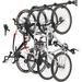 6-Bike Storage Rack for Garage Heavy-Duty Wall Mount Hanger for Home & Garage Holds Up to 300lbs