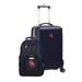 MOJO Navy Oklahoma Sooners Personalized Deluxe 2-Piece Backpack & Carry-On Set