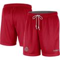 Men's Nike x LeBron James Scarlet/Gray Ohio State Buckeyes Reversible Performance Shorts