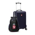 MOJO Navy South Dakota Coyotes Personalized Deluxe 2-Piece Backpack & Carry-On Set