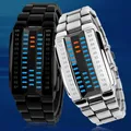 Montre de sport LED binaire pour hommes et femmes bracelet électronique multifonctionnel montres