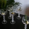 Verre à vin conviviale ré avec poignée ondulée gobelet à champagne verres à cocktail cuisine