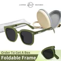 LM-Lunettes de soleil carillon pour femmes monture pliante polarisées lunettes de camping en