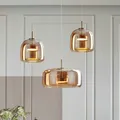 Lampe suspendue en verre lampe suspendue de luxe déco nordique Led luminaires suspendus chambre Luminaire moderne lampe à Suspension