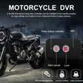 Caméra de tableau de bord étanche DVR pour moto enregistreur de conduite de moto vision nocturne