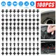 Kit de Clips de fixation en plastique pour pare-choc panneau de porte de voiture 100 pièces