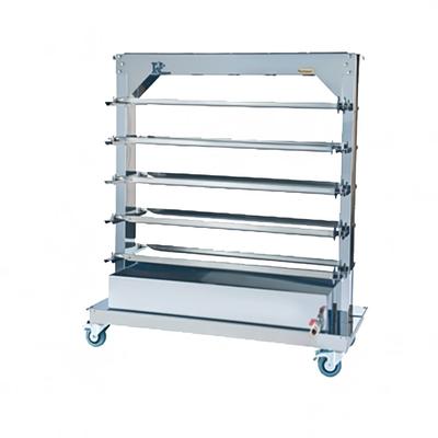 Rotisol USA RACK101675 Spit Rack for (10) Spits for GrandFlame 1675 Rotisseries, Stainless Steel