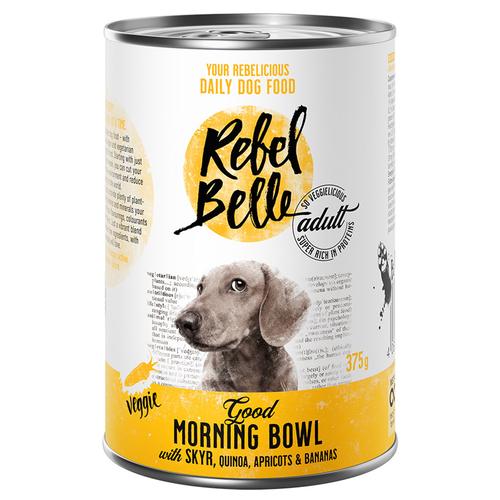 12 x 375 g Sparpaket Adult Good Morning Bowl - veggie Rebel Belle Hundefutter nass