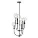 Hinkley Lighting Alchemy 20 Inch 6 Light LED Mini Chandelier - 30525BK