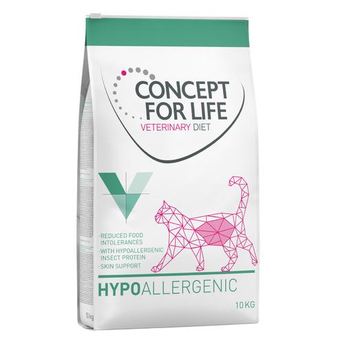 2x10 kg Hypoallergenic Insect Concept for Life Veterinary Diet Katzenfutter trocken