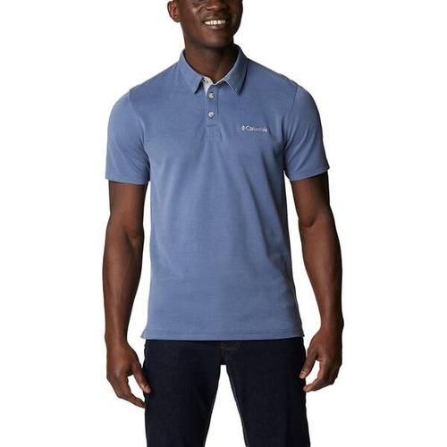 COLUMBIA-Herren-Oberteil-Nelson Point™ Polo, Größe S in Blau