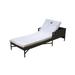 Blue Nile Mills Patio Chaise Lounge Cover, Cotton in Blue/White | 14 H x 6.6 W x 6.6 D in | Wayfair BNM POOL-LOUNGE-TOWEL-B