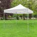 Caravan Global Steel Pop-Up Canopy Metal/Steel/Soft-top in Gray/White | 132" H x 120" W x 120" D | Wayfair CVAN21006906011