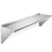 Express KitchQuip Heavy Duty Stainless Steel Wall Mount Appliance Food Storage Shelf Metal in White | 18 H x 36 W x 16 D in | Wayfair WS1636