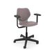 KI Furniture Intellect Wave Task Chair Plastic/Metal/Fabric in Gray | 35.5 H x 26.5 W x 24.5 D in | Wayfair IWPD18AUB.1KSG.PWG.C