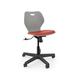 KI Furniture Intellect Wave Task Chair Plastic/Metal/Fabric in Gray/Black | 28.25 H x 24.5 W x 24.5 D in | Wayfair IWPD18TUS.1KMN.PWG.C