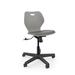 KI Furniture Intellect Wave Task Chair Plastic/Metal/Fabric in Gray | 28.25 H x 24.5 W x 24.5 D in | Wayfair IWPD18TUS.1ZJE.PWG.C