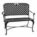 Summer Classics Provance Aluminum Garden Outdoor Bench Metal in Gray | 37.5 H x 43 W x 24 D in | Wayfair 406831+8304278W4278