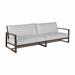 Summer Classics Avondale 100.38" Wide Outdoor Patio Sofa w/ Cushions Metal/Olefin Fabric Included in Gray | 32.75 H x 100.38 W x 34.75 D in | Wayfair