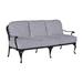 Summer Classics Provance 78.5" Wide Outdoor Patio Sofa w/ Cushions Metal/Olefin Fabric Included in Black | 34.75 H x 78.5 W x 33 D in | Wayfair